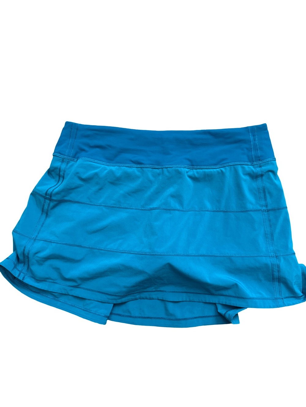 Lululemon Quick Skirt/Skort Size 6 Teal Tennis Golf Pickleball Athletic Fit Lulu